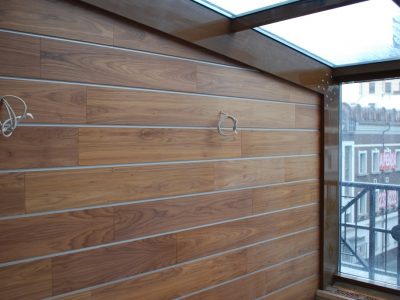 Панели шпонированные орех